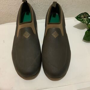 The Original Muck Men's Excursion Pro Low Waterproof Slip-On Bark/Otter 15